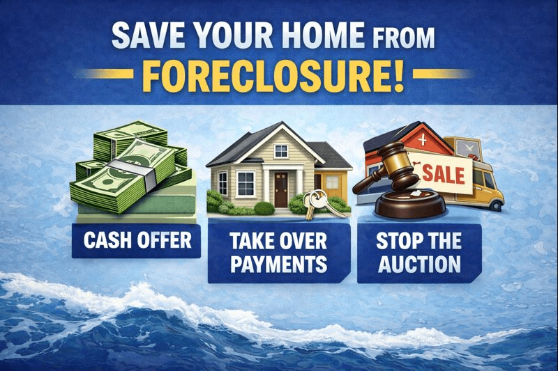 cash offer, take over payments, stop the auction