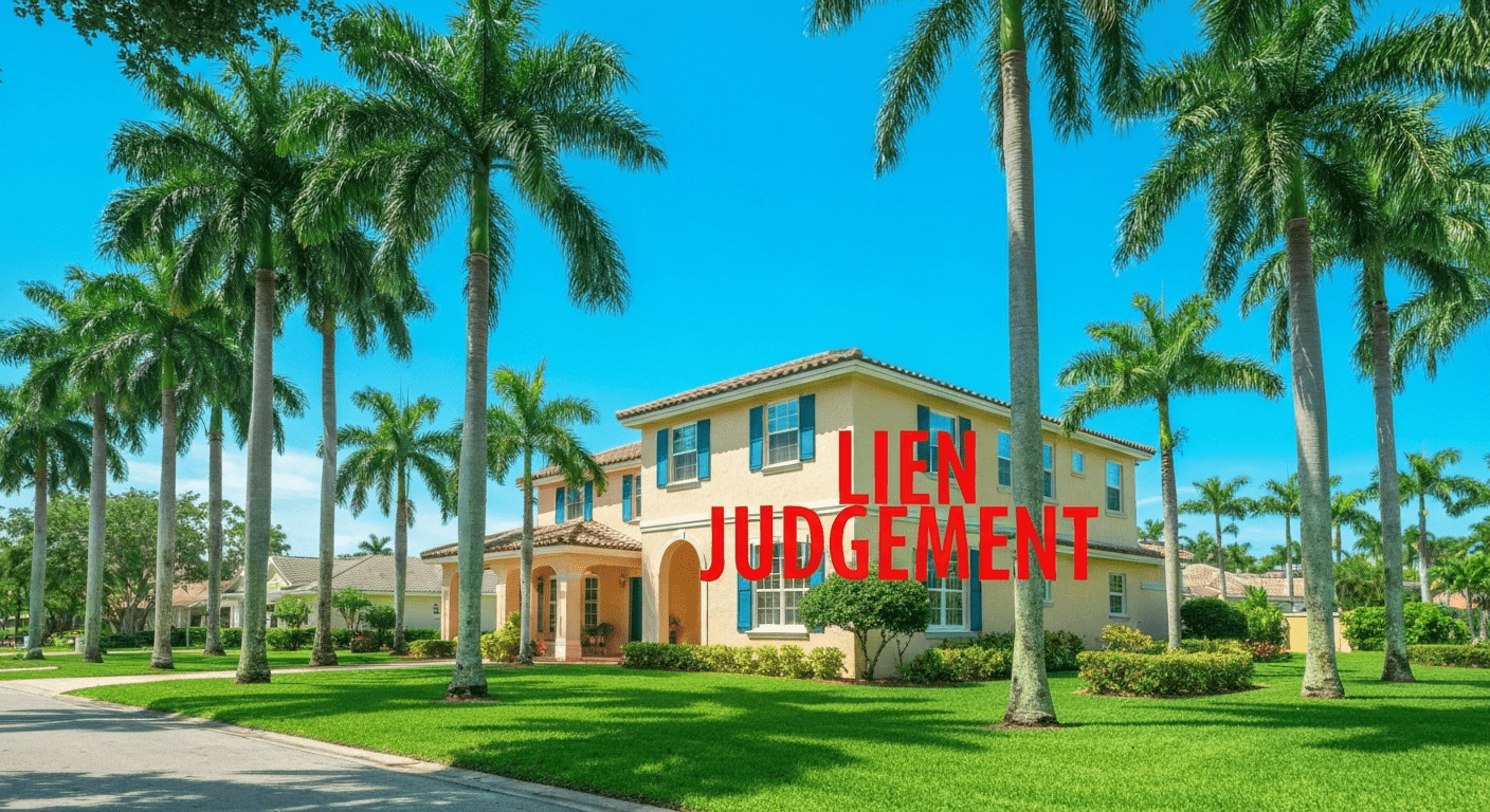 How to sell a house with liens or judgments in Florida