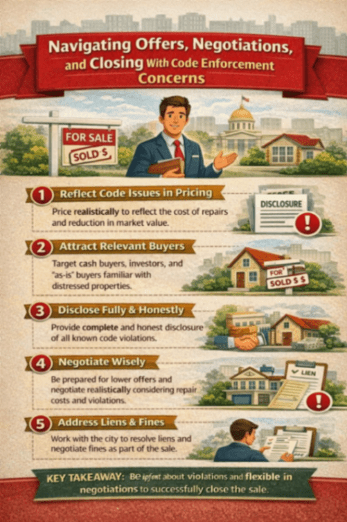 Navigating Offers, Negotiations, and Closing With Code Enforcement Concerns